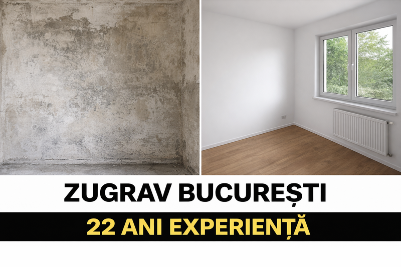 Zugrav Bucuresti – 22 ani experienta  Renovari apartamente